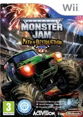 Monster Jam - Path of Destruction-Nintendo Wii
